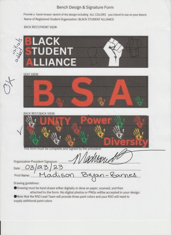 Black Student Alliance Bench Application