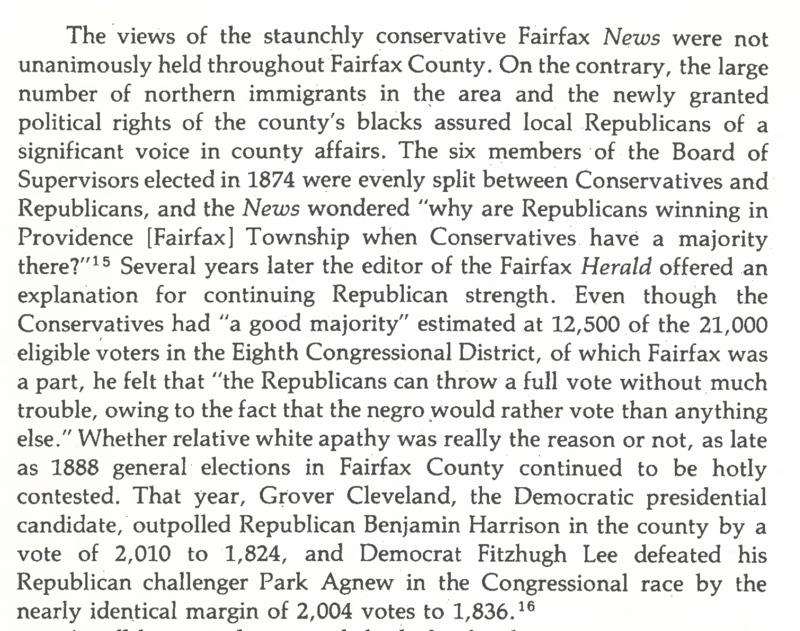 Newfound voting rights for Blacks