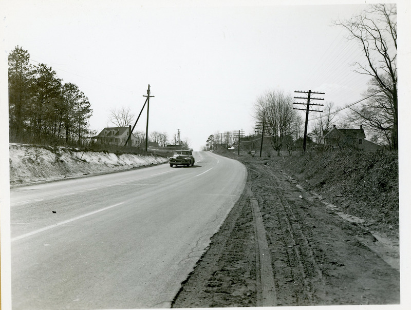 A view of Lee Highway east of Merrifield, Va. in 1947.