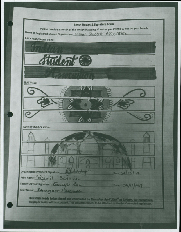 Indian Student Association Bench Application