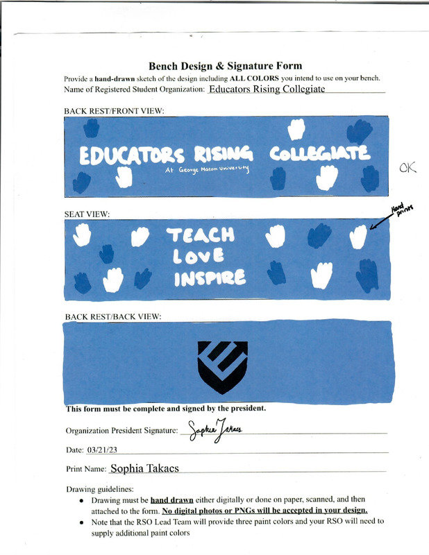Educators Rising Collegiate Bench Application