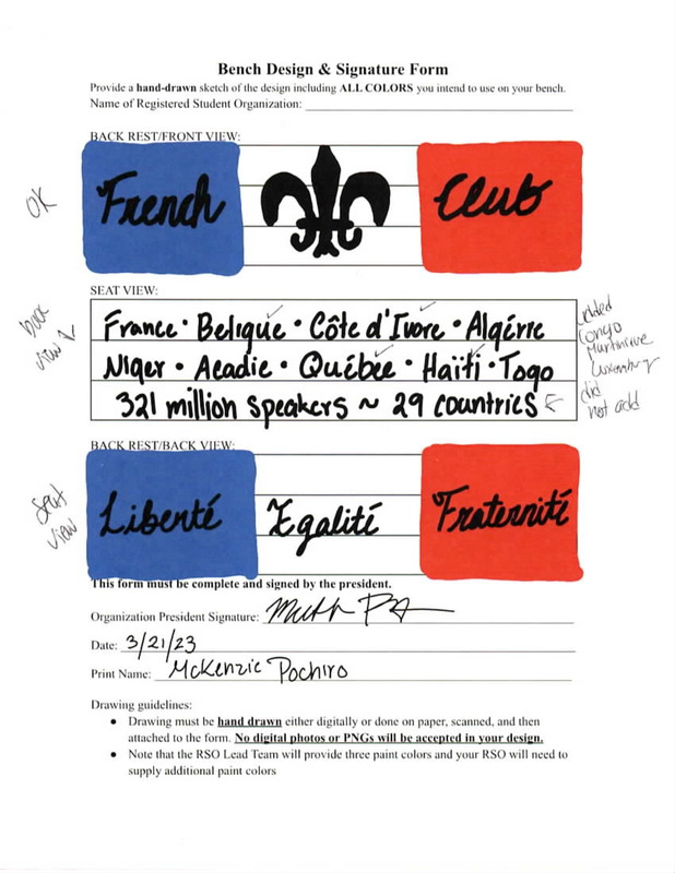 French Club Application