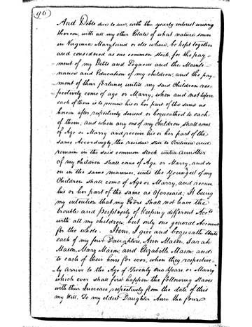 George Mason IV Last Will and Testament Original 2