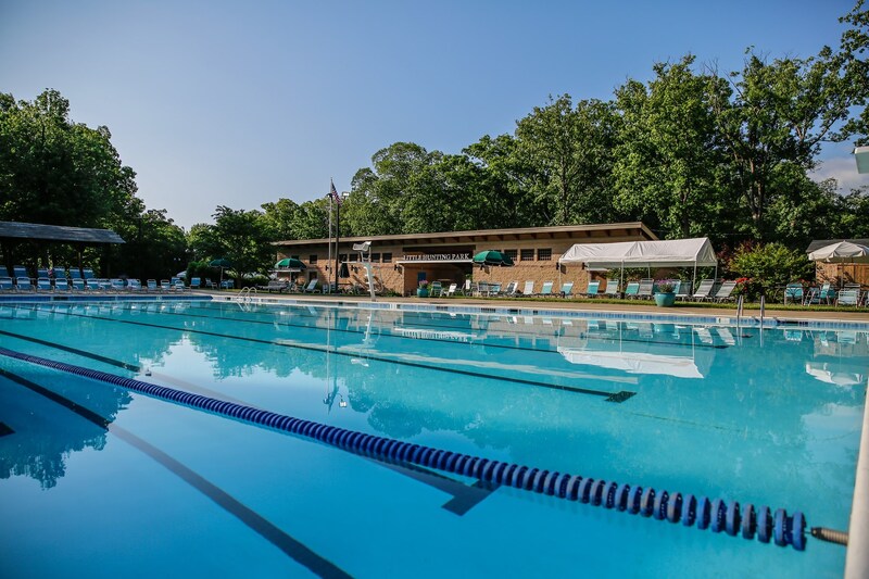 View of Little Hunting Park Pool Present Day.