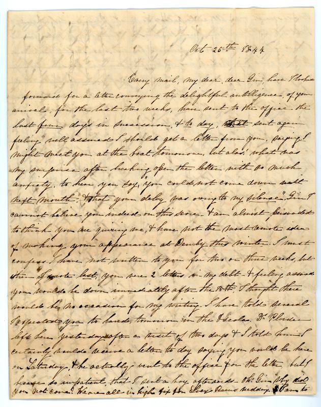 Mott Bentley Correspondence