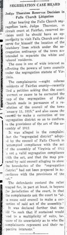 Segregation Case Heard