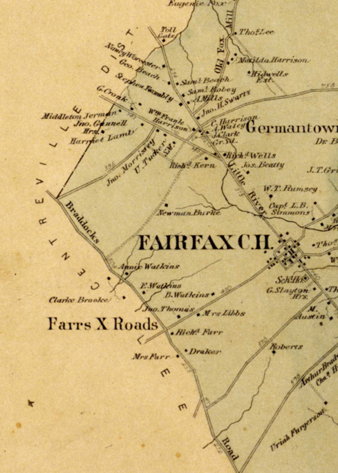 Hopkins Map of Providence District in 1878