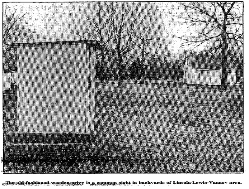 Backyard outhouse in LLV