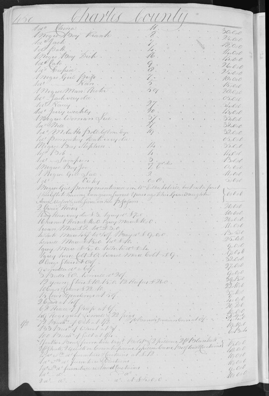 William Eilbeck Posthumous Inventory 2