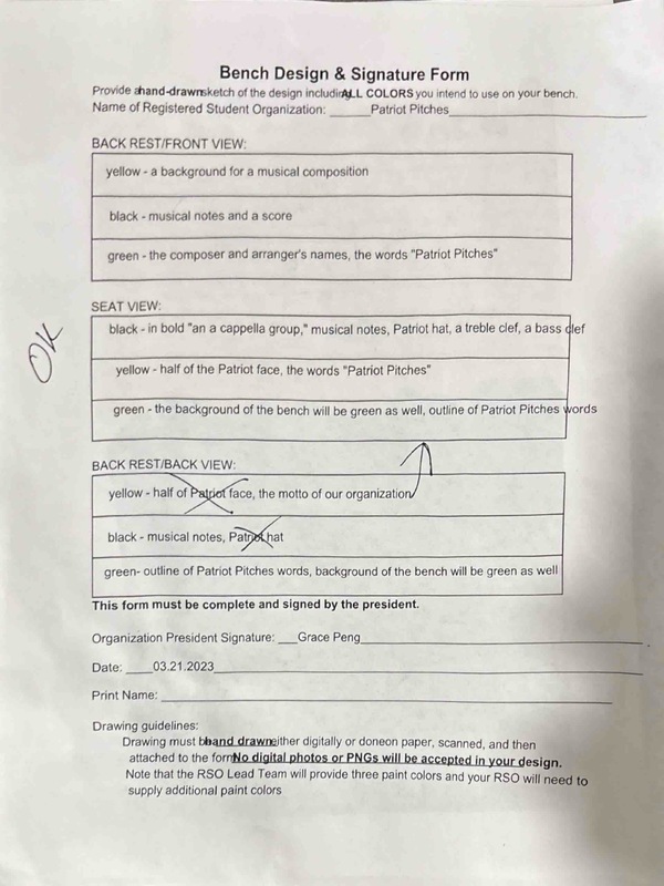 Patriot Pitches Bench Application