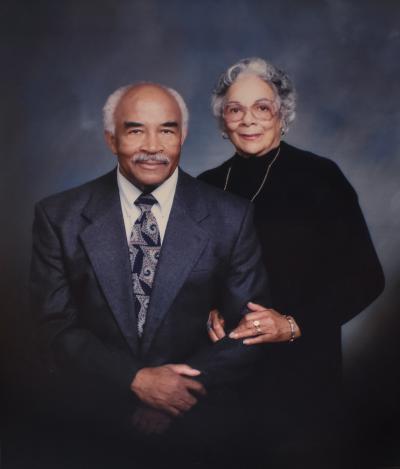 Portrait of Marguerite and James Mott.
