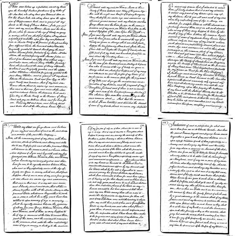 George Mason IV Last Will and Testament Original 5