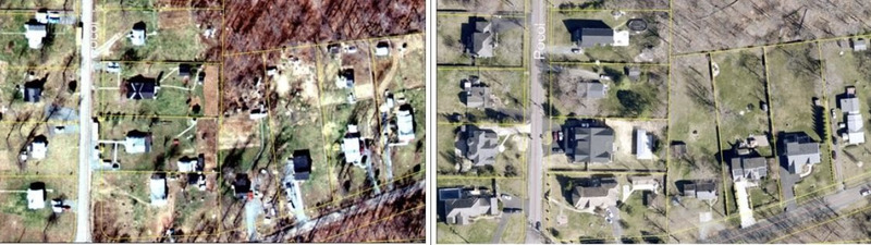 Aerial Photographs of a section of Vannoy Park, 2023.