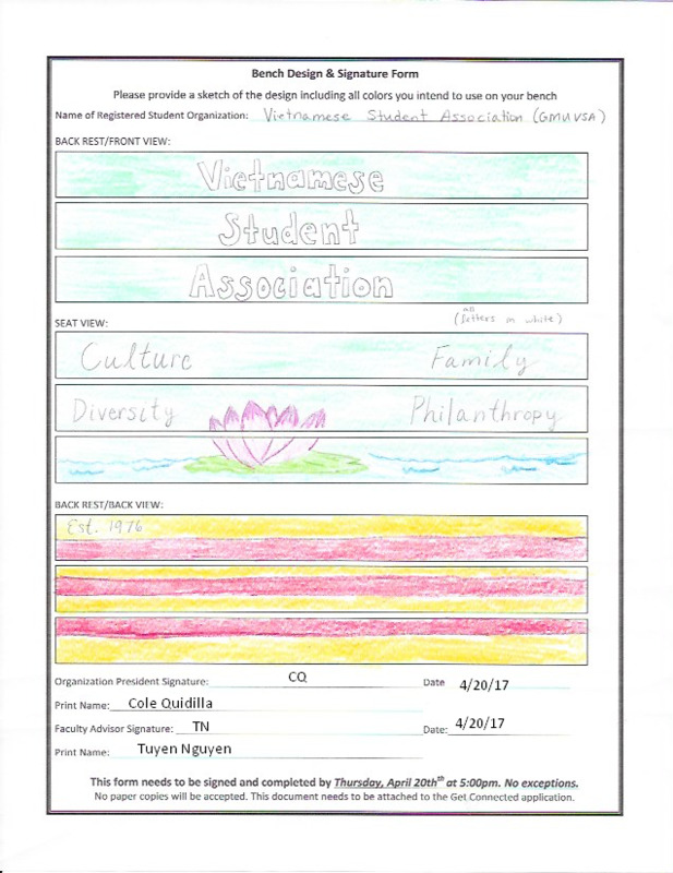 Vietnamese Student Association Bench Application