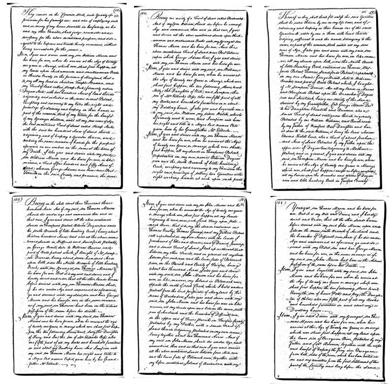 George Mason IV Last Will and Testament Original 4