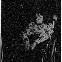 LLV resident Dixie Dawson struggles to navigate the neighborhood's dirt roads in her wheelchair