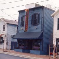 View of Main Street Historic Fairfax, 1980s.