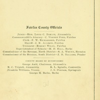 Select Pages from the Industrial and Historical Sketch of Fairfax County, Virginia, 1907.
