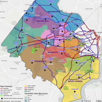 Map of Historic African American Communities in Fairfax