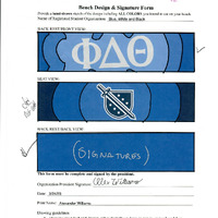 Phi Delta Theta Bench Application