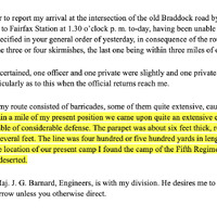 Colonel Dixon S. Miles Report Transcription