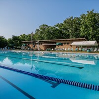 View of Little Hunting Park Pool Present Day.