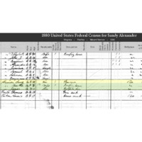 alexander 1880 census