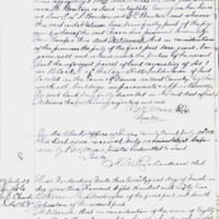 Washington to Smith Johnston