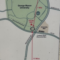 Map from Interpretive Sign at Farr's Redoubt
