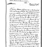 George Mason IV Last Will and Testament Original
