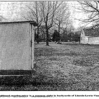 Backyard outhouse in LLV
