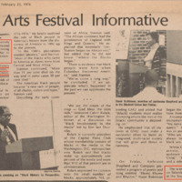 1976 Black Arts Festival recap