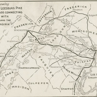 Map of Lee Highway construction in 1920.