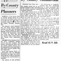 1966 WaPo Article "Sewer Plan Approved by County Planners"