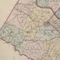 Historical map of Fairfax County from 1879.